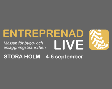 Schakt i Väst medverkar på Entreprenad Live, 4-6 september