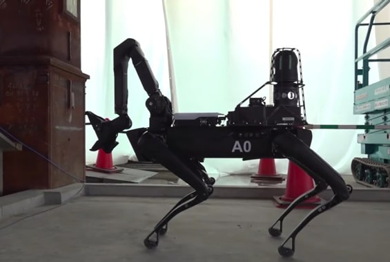 Robothund ska vakta bygget
