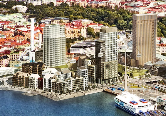 Göteborg växer ut i älven